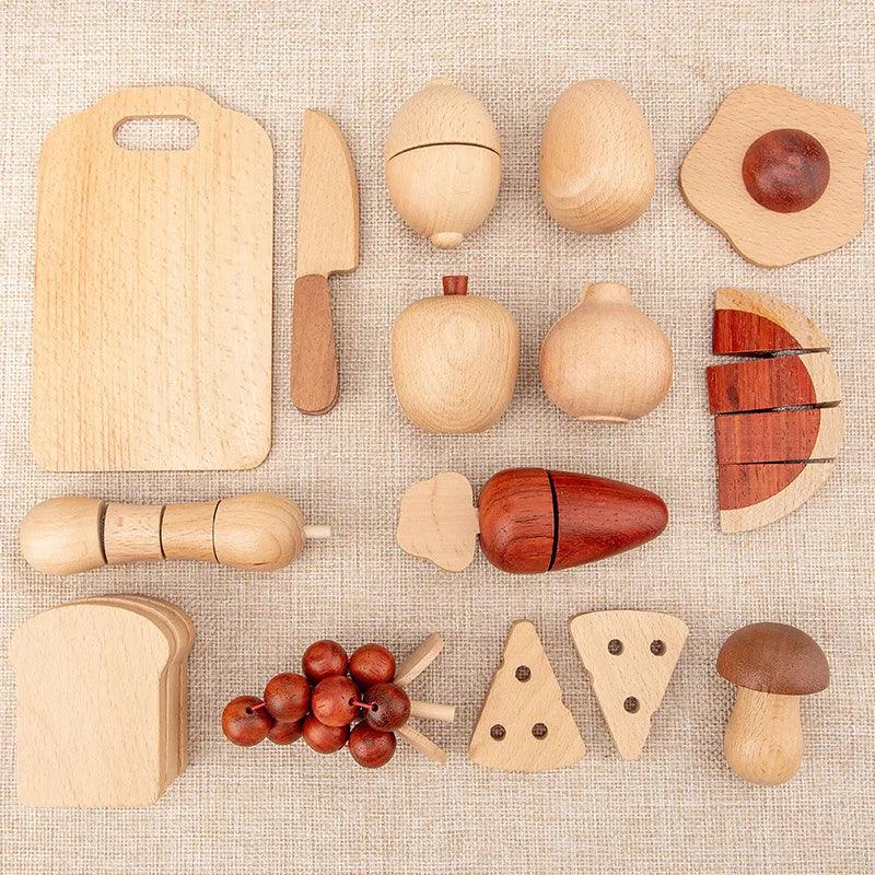 WOODY Snijplank met Groenten & Fruit - WoodyFun