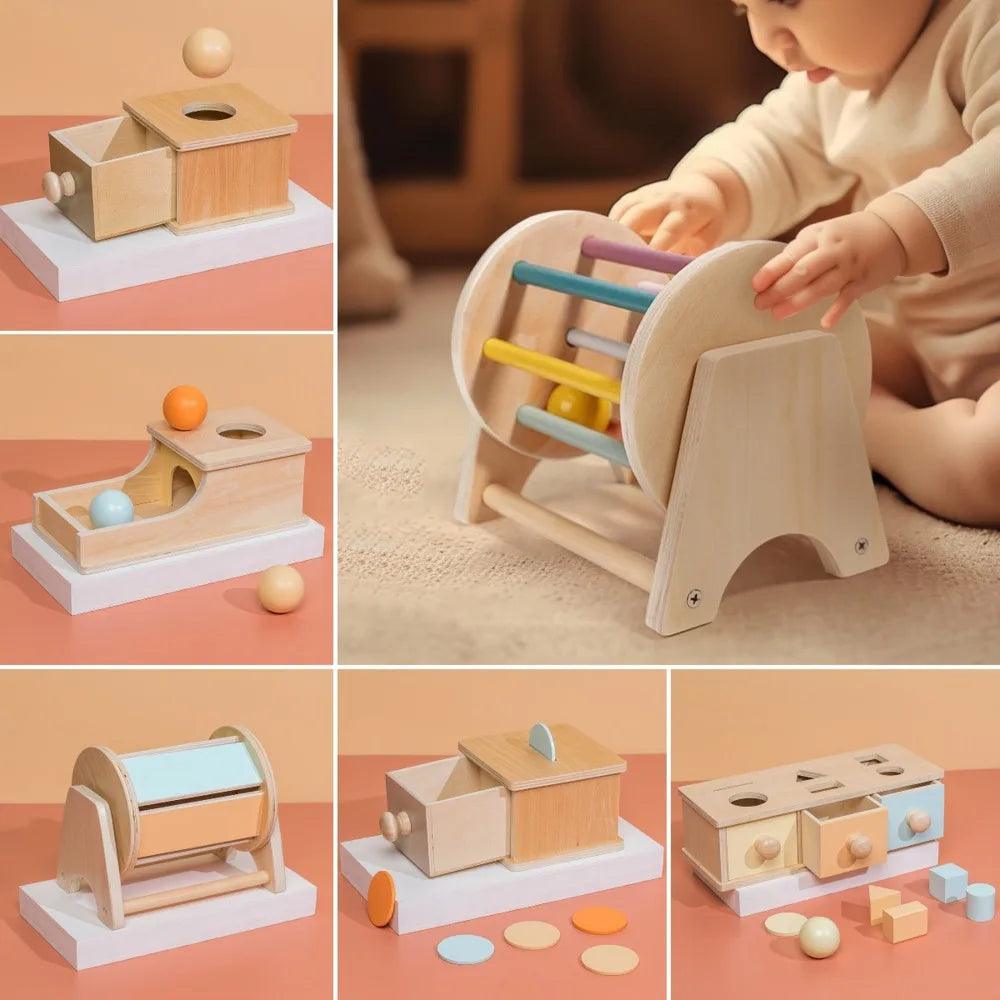 WOODY Ladebox met Vormen - WoodyFun