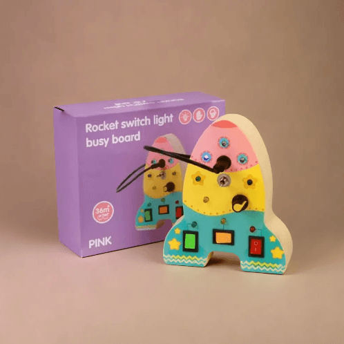 WOODY Busy Board Raket - WoodyFun