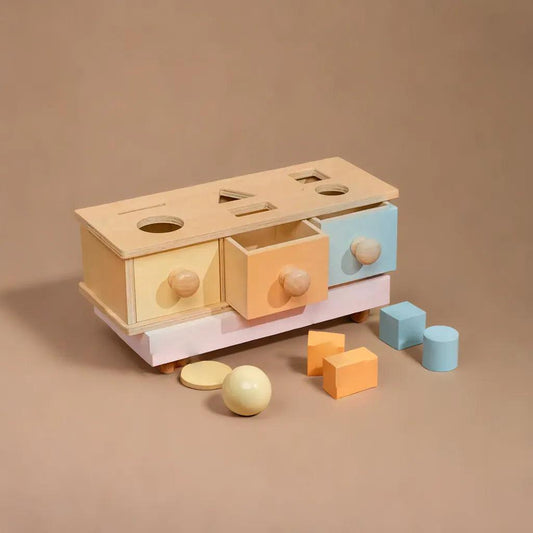 WOODY Ladebox met Vormen - WoodyFun
