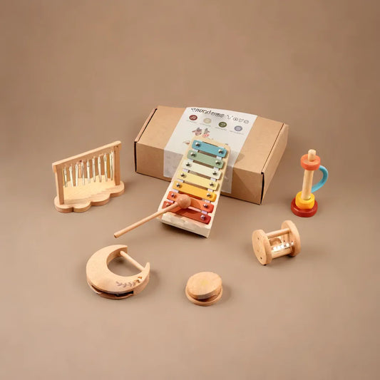 WOODY Muziek instrumenten set.